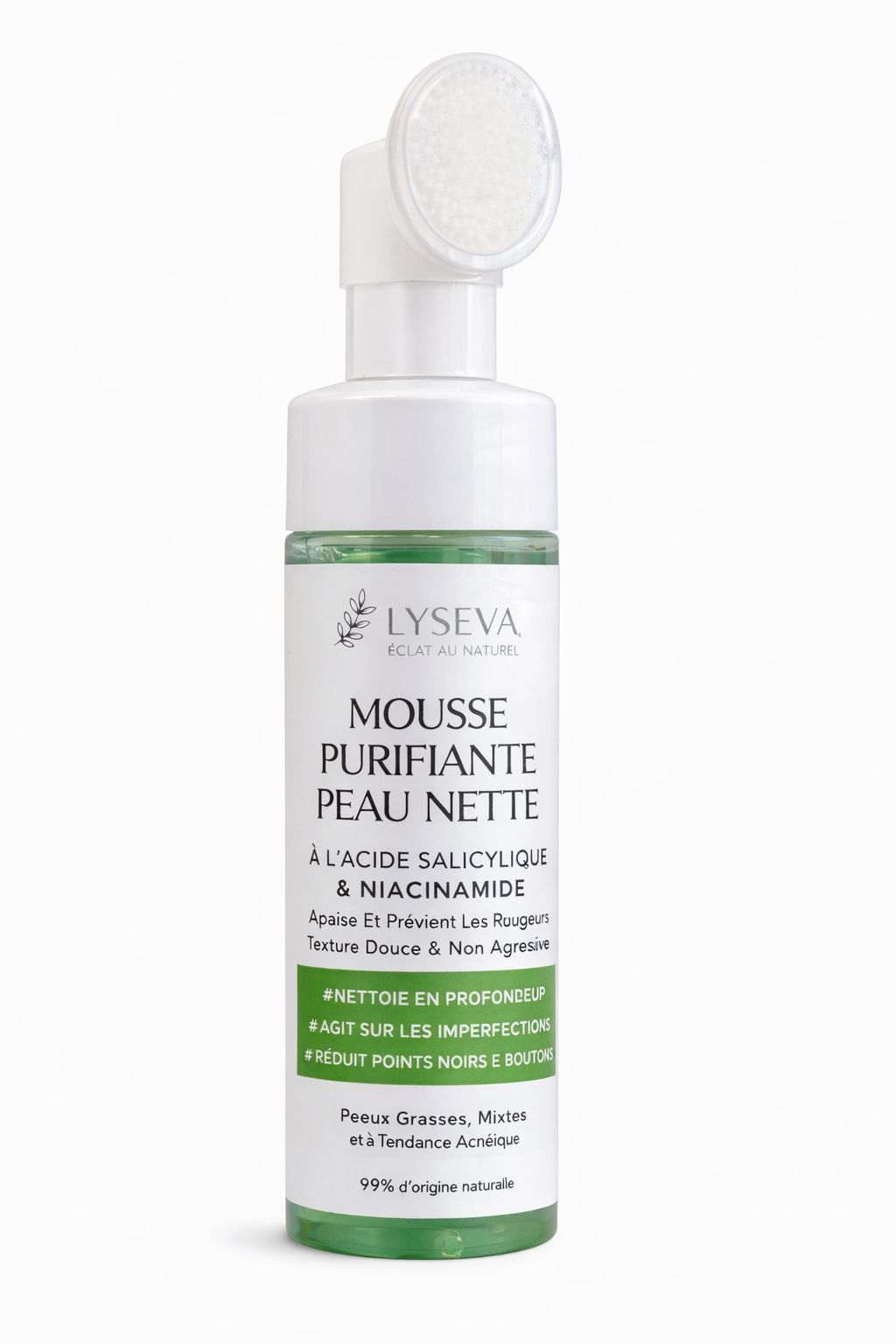 Mousse Purifiante Peau Nette – Acide salicylique & Niacinamide