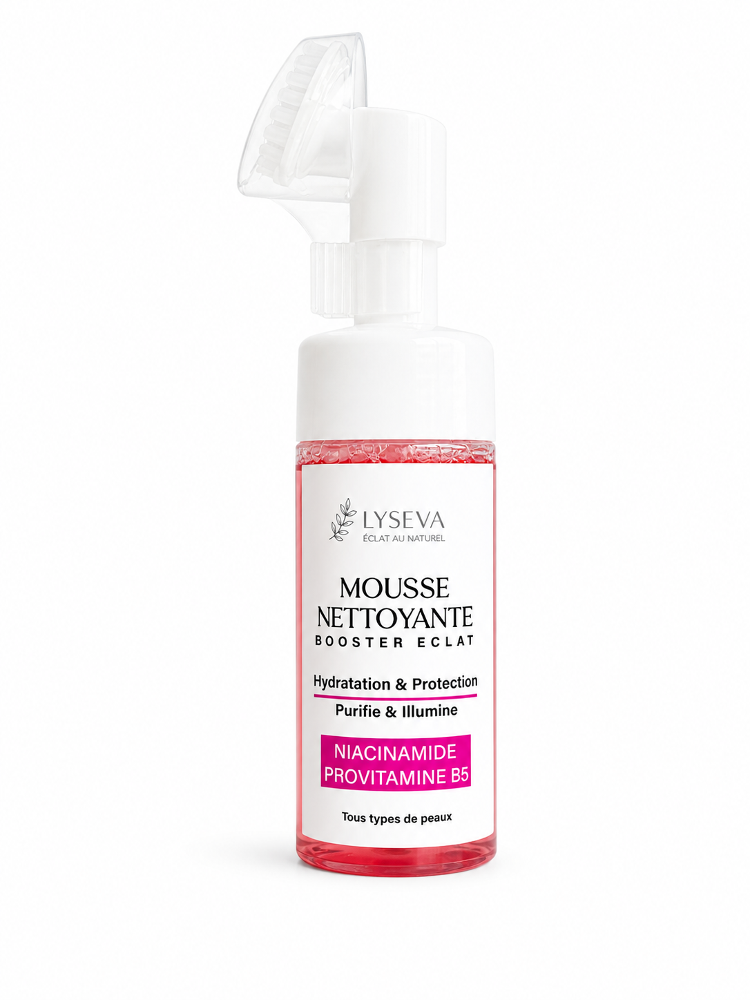 Mousse nettoyante booster éclat